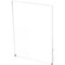 Plymor Clear Acrylic Folder-Style Sign Display Holder / Postcard Protector, 3.5" W x 5" H